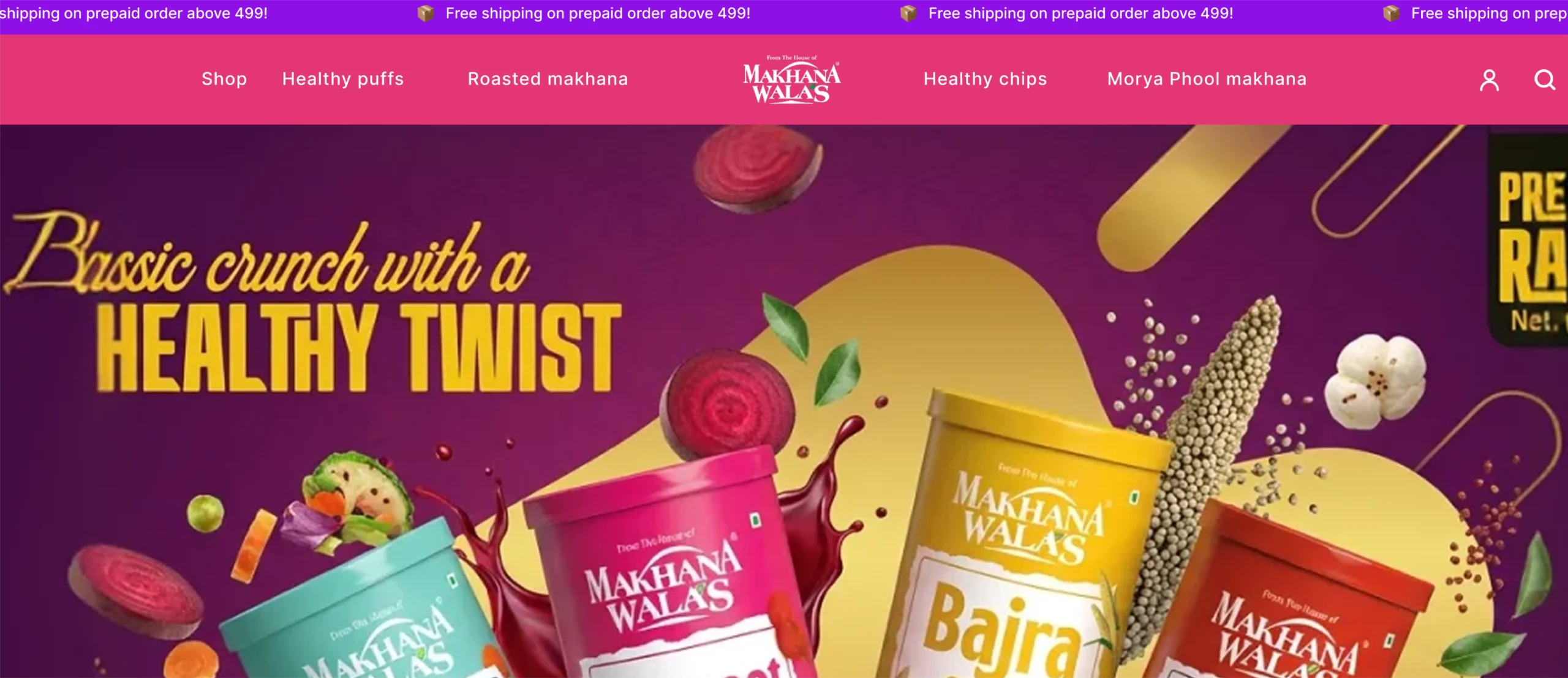  Makhanawala’s – Website Development for A Premium Food Brand | UI UX