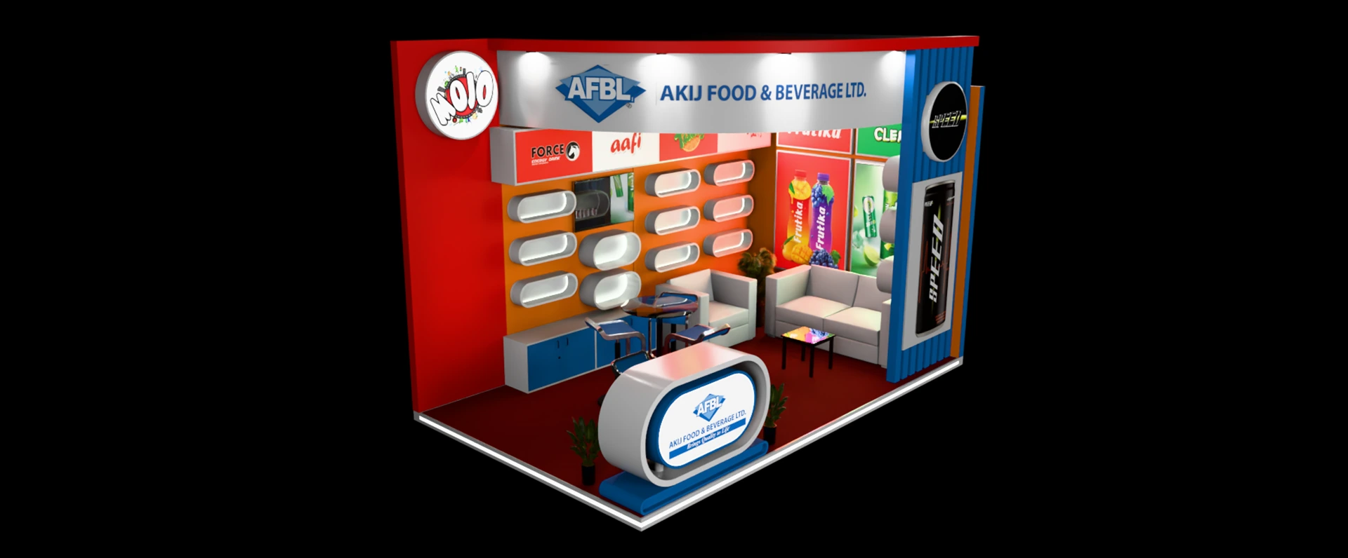 AKIJ Exhibition Stall Design | Gulfood Dubai Stall Design