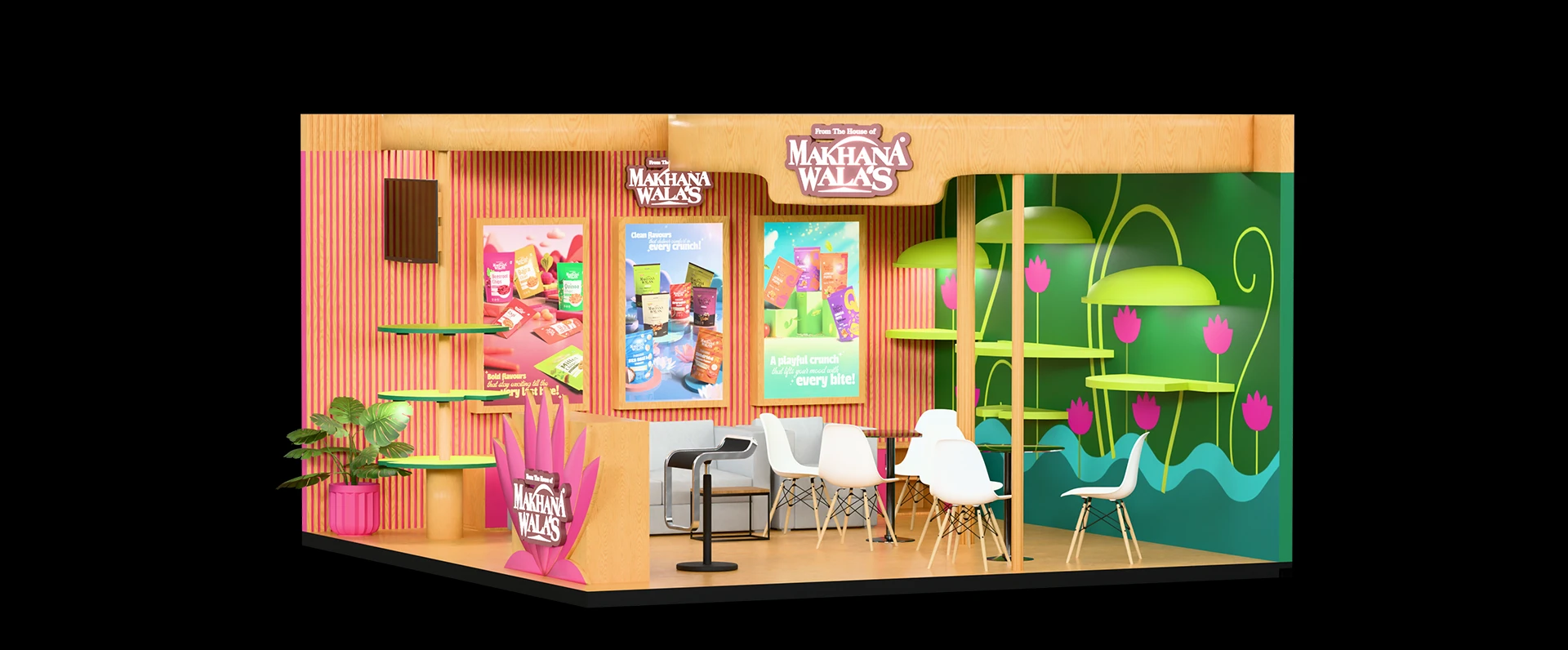 Makhanawala’s Exhibition Stall Design |Aahar Delhi Stall Design