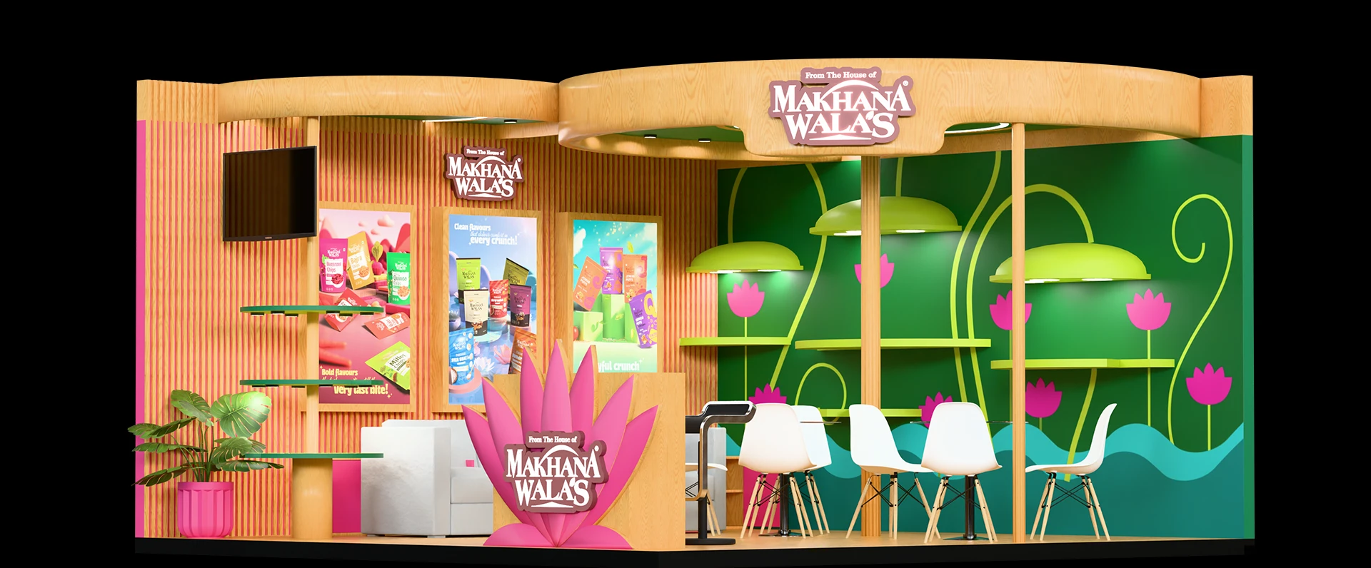 Makhanawala’s Exhibition Stall Design |Aahar Delhi Stall Design